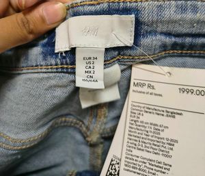 H&amp;M wide leg jeans women
