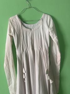 Elegant White Anarkali Kurta