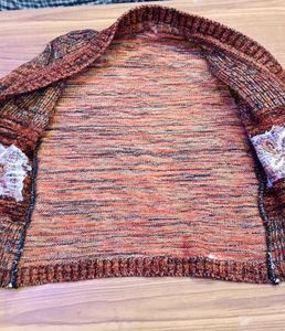 Embroidered Knit Cardigan