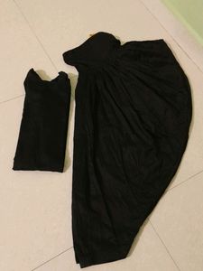 Black Patiala Salwar And Kurta