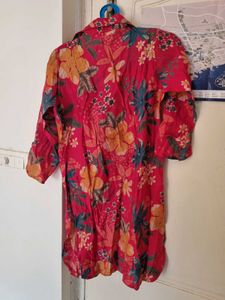 Vibrant Floral Print Kurta