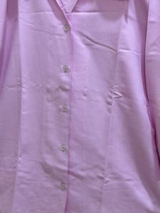 Pink Button-Up Shirt