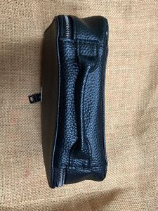 Tumi Leather Amenity Kit with Luxury Brands