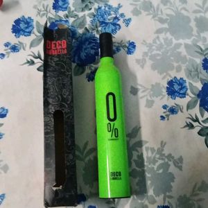 Green Wine Bottle Umbrella