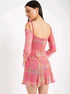Y2K Plaid Mini Dress