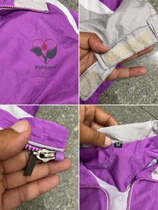 Purple &amp; Grey Track Jacket