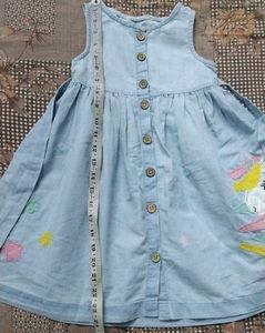 Cute Denim Unicorn Dress