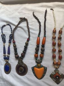 Bohemian Beaded Necklaces Set