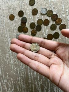 Rare Old Indian 1 Paisa Coins