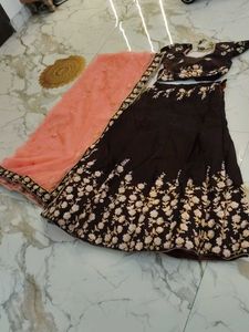 Elegant Embroidered Lehenga Choli Set