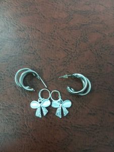 Chic Bow Earrings Set