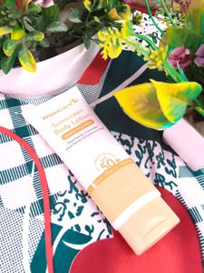 WishCare Sunscreen Body Lotion SPF50, In-Vivo Test