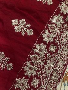 Wow Sale🥳 Embroidered Red Kurta