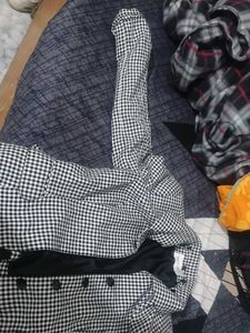 Checkered coat