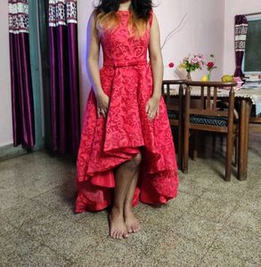 High &amp; Low Style Red Dress