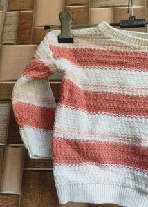 Striped Knit Sweater