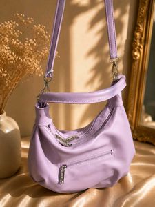 Sparkly Purple hobo bag