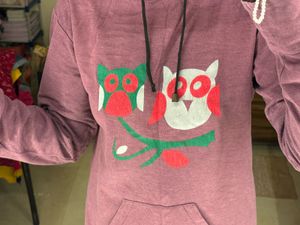 Cute Owl Graphic Hoodie