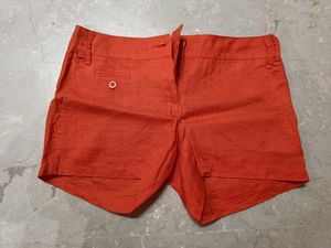 Mango -Chic Orange Shorts