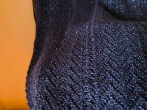 Sparkly Navy Knit Top or sweater