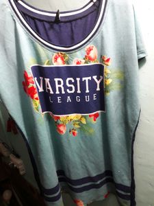 Varsity League Floral Print T-Shirt – Casual &amp; Chi