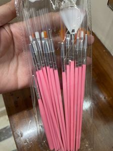 Set Of 12 Nail Brushes