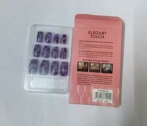 Elegant Touch Metallic Press-On Nails