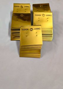 Gold Earring Display Cards 40pieces