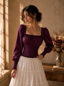 Purple princess crop top