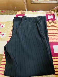 Striped Black Pants