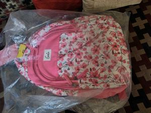 Genie Pink Floral Backpack new with tag