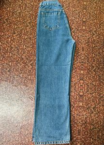 Blue baggy jeans