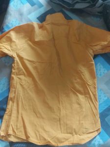 Stylish Yellow Graphic Print Shirt