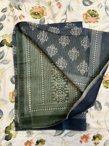Elegant Blue and green Print dupatta