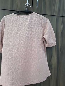 Chic Textured Puff Sleeve Top