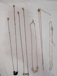 Assorted Delicate Necklaces Set of five