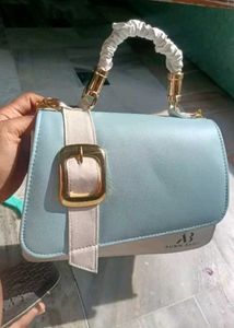 Stylish Two-Tone Crossbody Bag