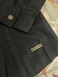 Allen Solly Classic Black Button-Up Shirt