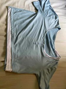 Light Blue Henley T-Shirt