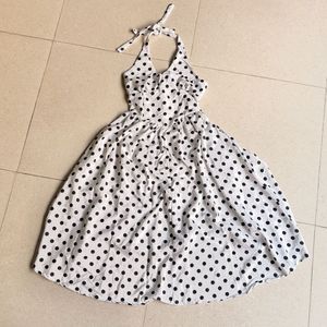 Polka Dot Halter Neck Dress (Brand New)