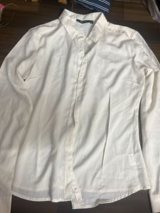 Elegant Cream Button-Down Shirt