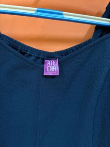Teal Puff Sleeve Top
