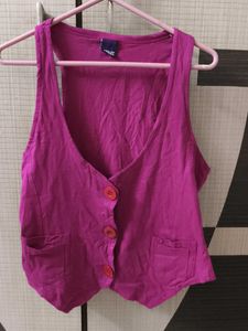 "Baby Pink Tee &amp; Fitted Jacket"Set
