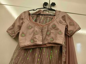 Sparkling onion pink Lehenga Choli Set