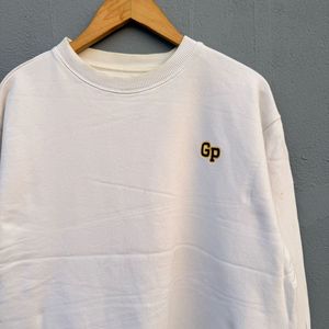 White 'gp' Sweatshirt