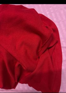 Red Floral Embroidered Cardigan