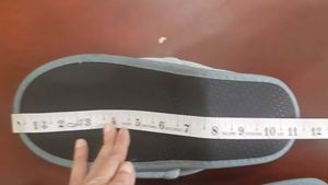 2 Indoor Slippers - soft flannel/cotton, rubber so