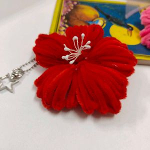 Red Flower key|BAG charm