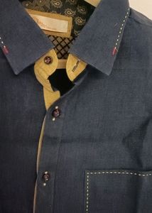 Kora Navy Blue Shirt