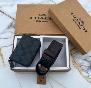 Coach Belt and Wallet Set